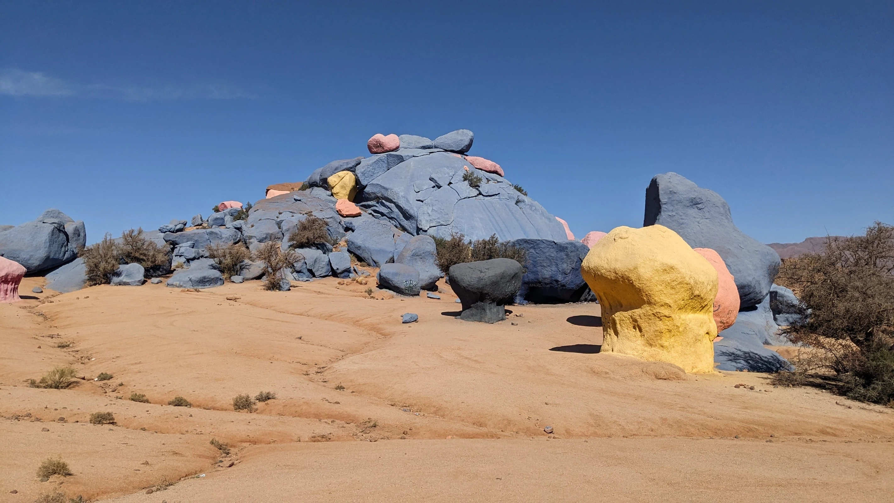 And some colourful rocks