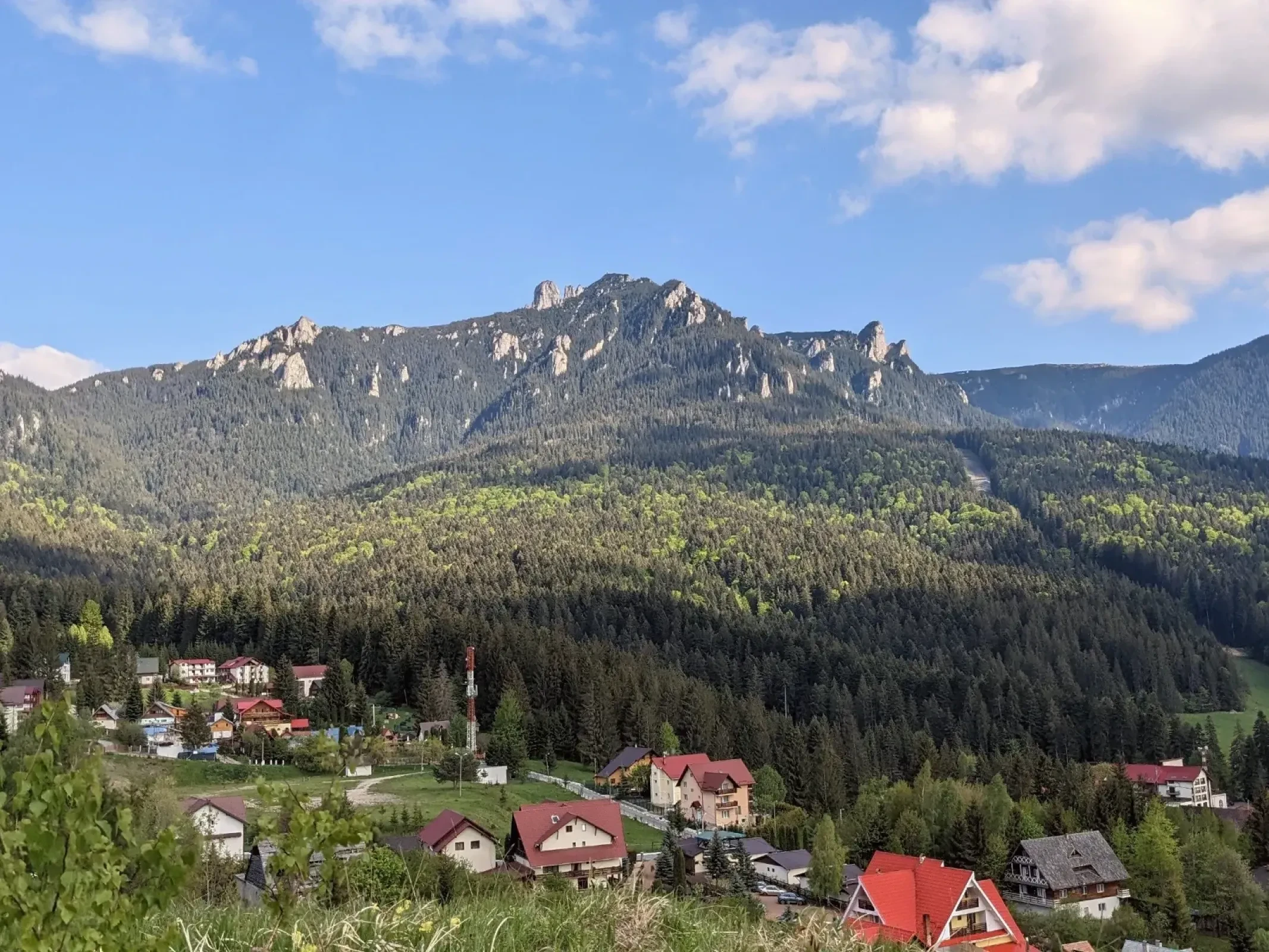 A view of Toaca peak before we set out